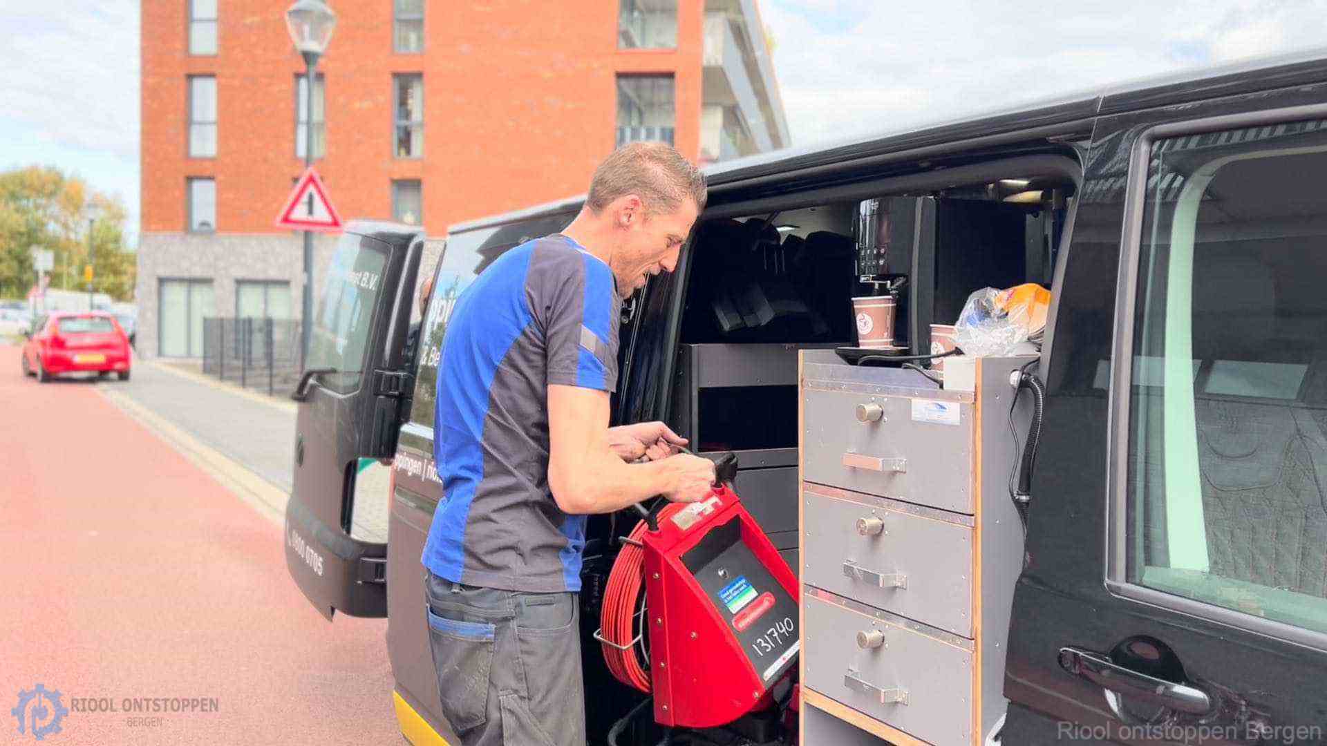 Riool Ontstoppen Camera Bergen